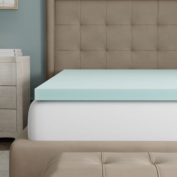 Plush 3 in. Full Memory Foam Mattress Topper