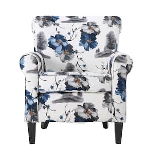 Roseville Floral Print Club Chair