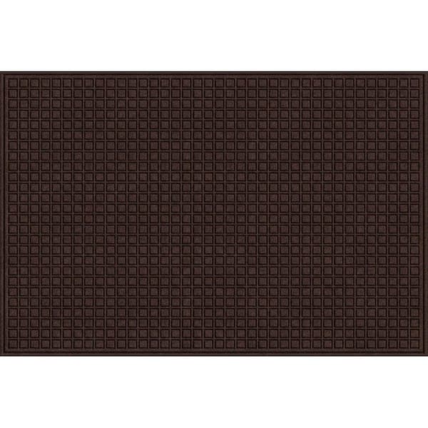 Synthetic Surface and Recycled Rubber Commercial Door x 72 in Brown 48 in 