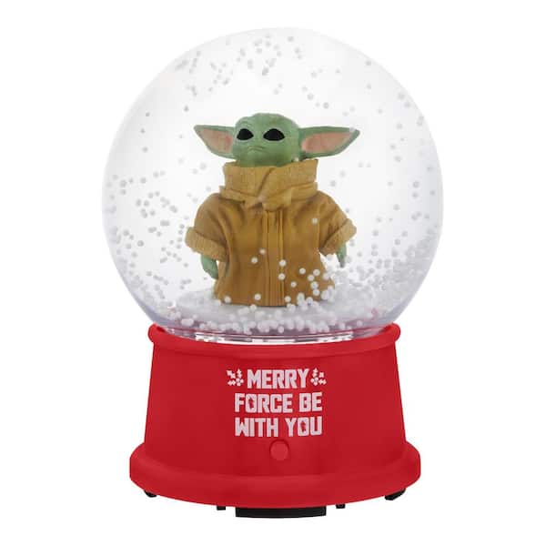 4.5 in. Christmas Snow Globe The Child-Star Wars