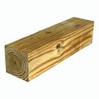 6 in. x 6 in. x 16 ft. #2 Pressure-Treated Ground Contact Southern Line Timber Wood Post
