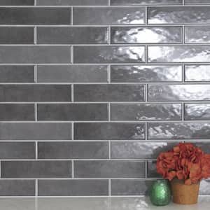Lakeview Storm 3 in. x 12 in. Glossy Ceramic Wall Tile (5.5 sq. ft./Case)