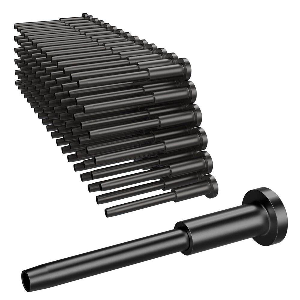 0.13 in. H x 1 in. W Black Metal Invisible Receiver and Swage Stud End for Cable Railing, Stair Railing Kit price history on PriceWatchPro