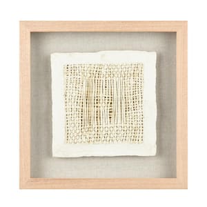 Simple Weave II Framed Wall Art 14 in. x 14 in.