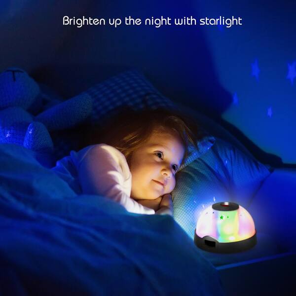 Tzumi LED ColorClock Projection Night Light 6999HD - The Home Depot