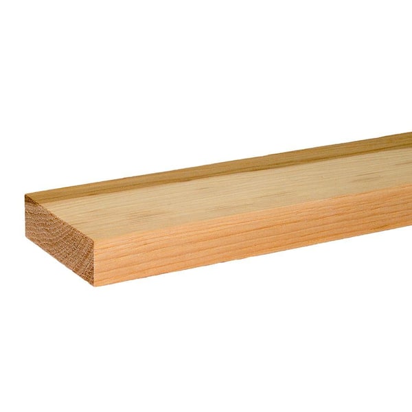 Builders Choice 1 in. x 3 in. x 8 ft. S4S Hickory Board (4-Pack)