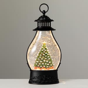 15.25 in. Lighted Christmas Tree Lantern, Multicolored