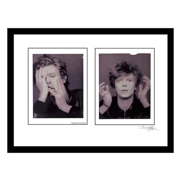 VENICE BEACH Collections Candid Photobooth Shots of David Bowie Vintage by Fairchild Paris 1-Piece Framed Graphic Print Abstract 18 in. x 14 in.