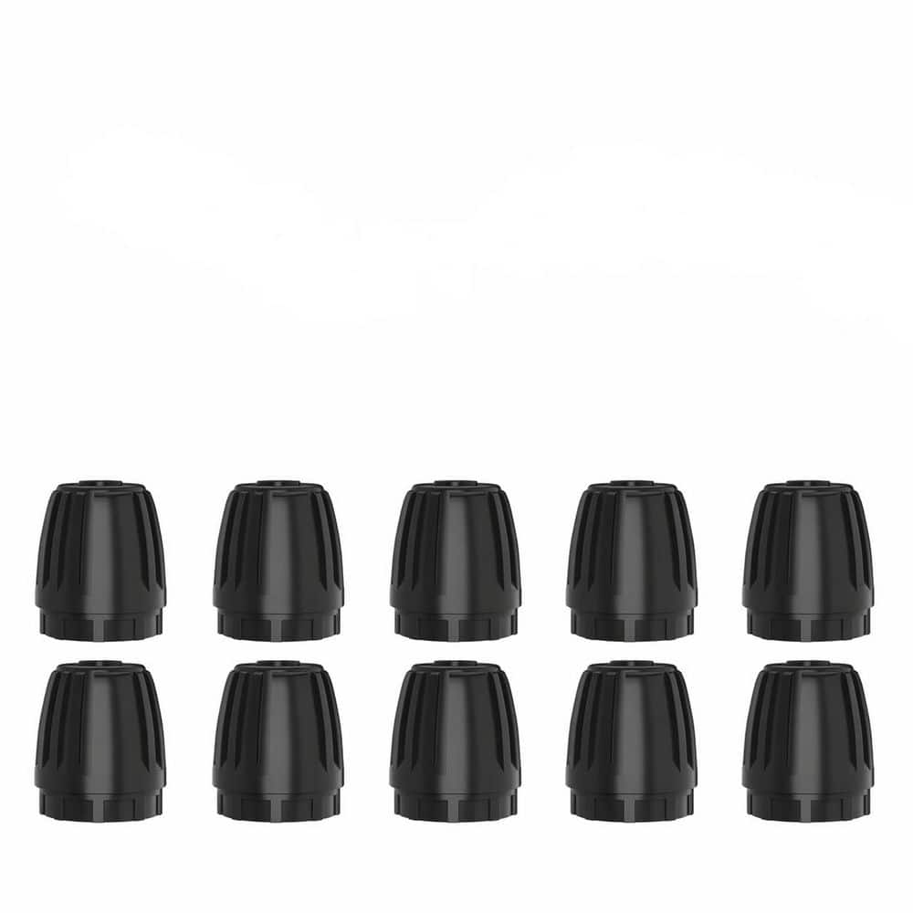 1/2 in. Plastic Barbed End Plugs for Drip Irrigation Tubing, 10-Pack with Lock Nut for Garden Watering Systems price history on PriceWatchPro