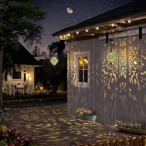 Hanging Solar Lights Outdoor Garden Decor Solar Lantern Waterproof