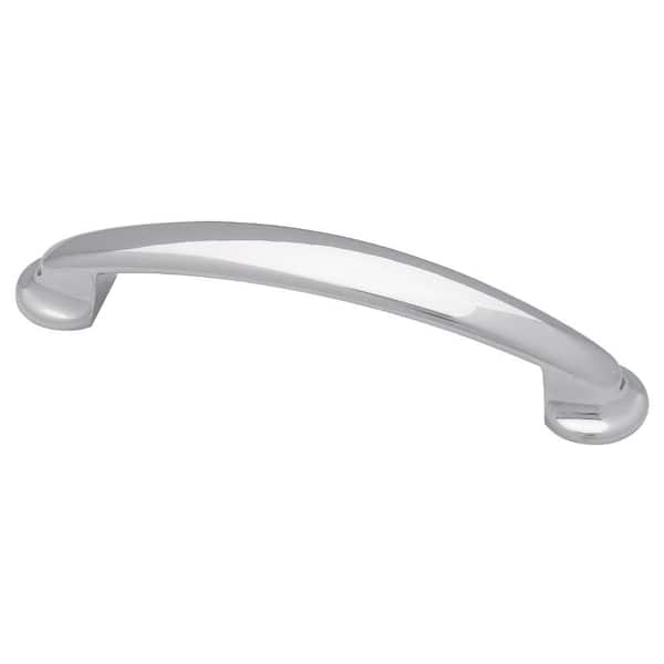 Liberty 3-3/4 in. (96mm) Chrome Curved Cabinet Center-to-Center Pull