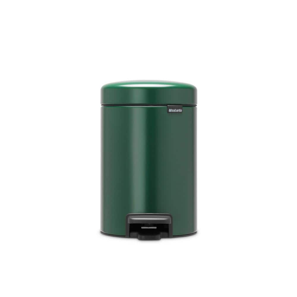 Brabantia NewIcon 0.8 Gal. Pine Green StepOn Trash Can 304002 The Home Depot