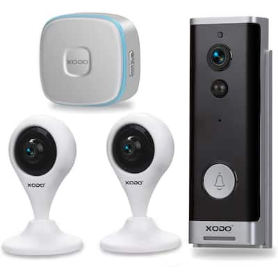 doorbell cameras commercial wireless bell door xodo vd1 e4 installation smart kit