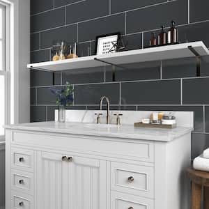 Restore Charcoal Gray 8 in. x 24 in. Glazed Ceramic Wall Tile (13.3 sq. ft./Case)