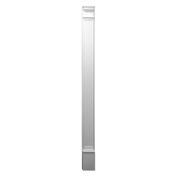 2-3/4 in. x 6-1/2 in. x 85 in Decorative Polyurethane Pilaster Moulding Pro Pack (2-PCS x 85 in.)