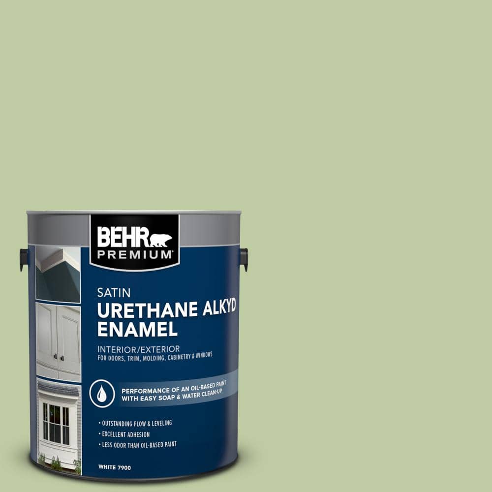 BEHR PREMIUM 1 gal. M3604 Marjoram Urethane Alkyd Satin Enamel