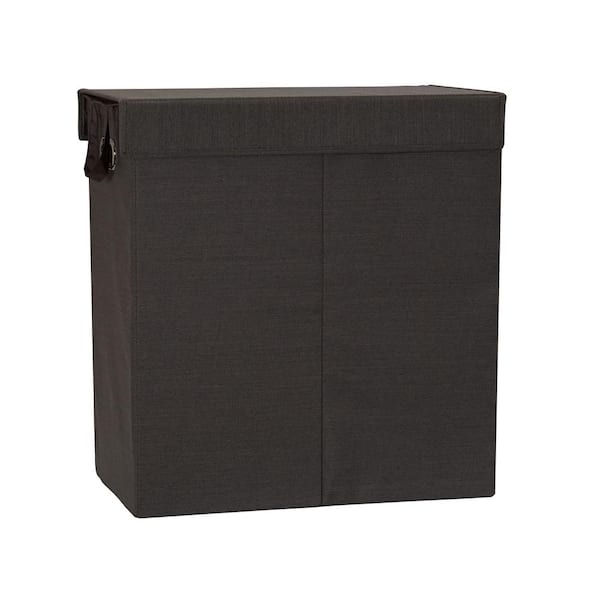 Cobblestone Collapsible Laundry Sorter Hamper with Lid
