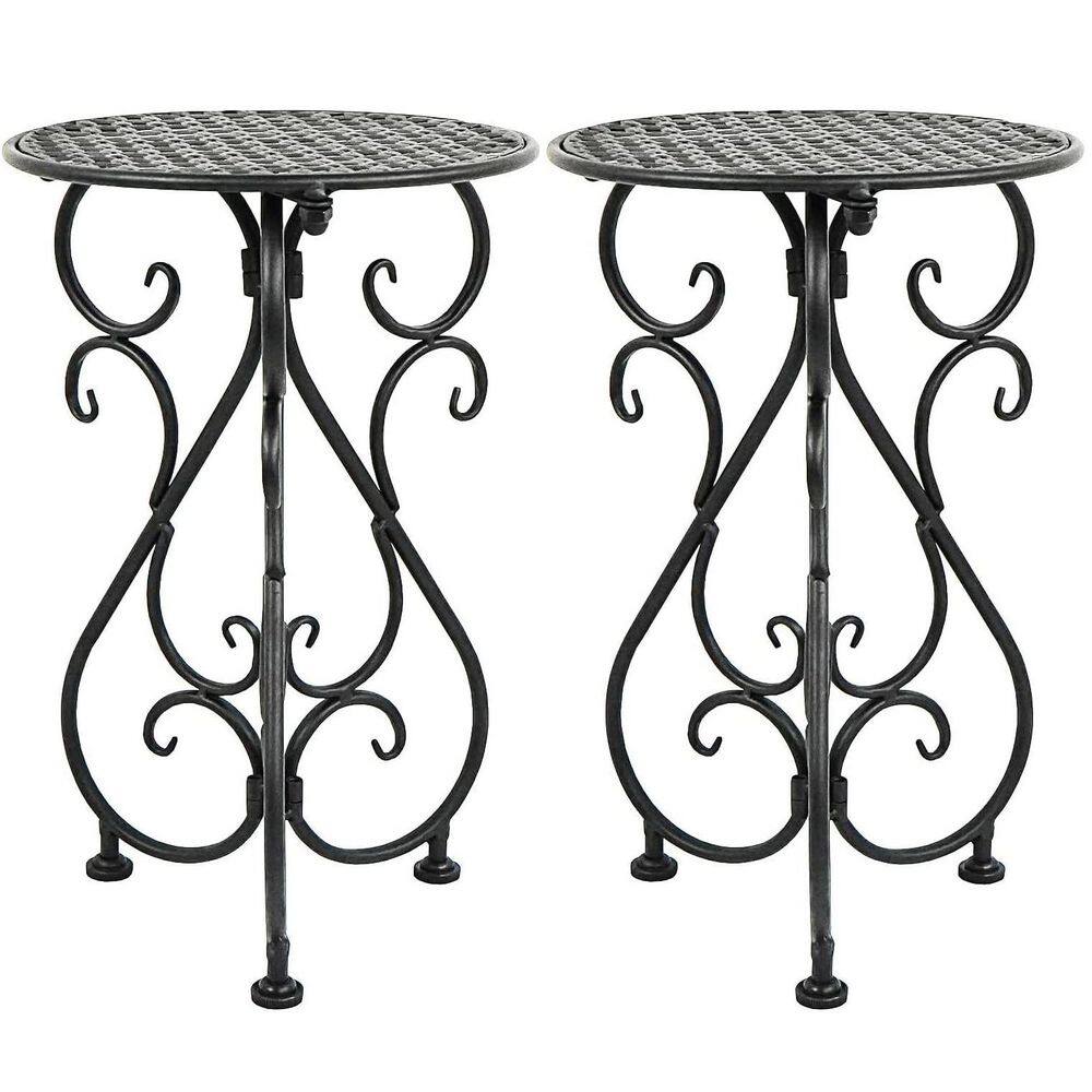 Black Metal Plant Stand 2-Pack (11 in. H W x 17 in. H) price history on PriceWatchPro