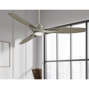 Molino 65 in. Integrated LED Indoor/Outdoor Burnished Nickel Smart Ceiling Fan with Light and Remote Control