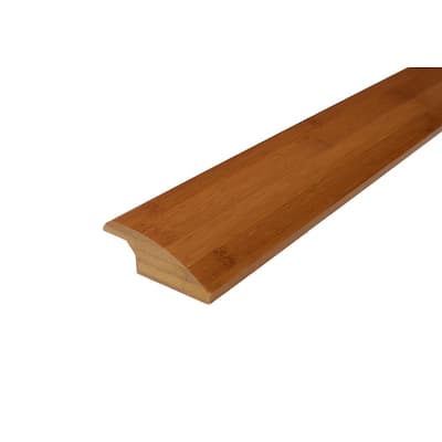 Solid Hardwood Hush 0.38 in. T x 2 in. W x 78 in. L Matte Overlap Reducer