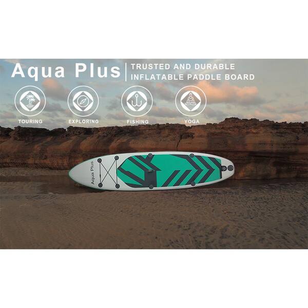 Ultra Portable 132 in. Aqua Camou PVC Inflatable Paddleboard
