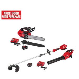 Milwaukee chainsaw and online blower combo