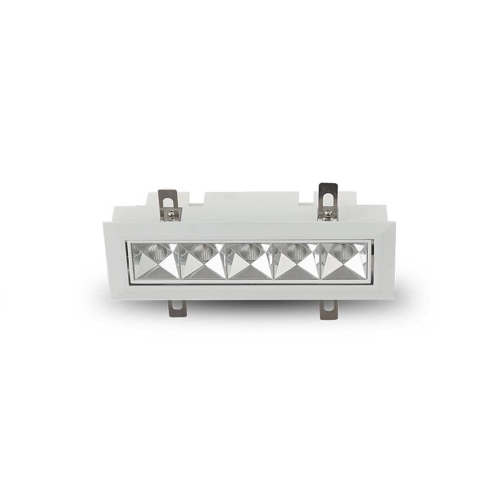 Rubik 7.25 in. Adjustable Downlight New Construction 3000K 100-277V ETL Certified IC Rated LED Recessed Light Trim White price history on PriceWatchPro