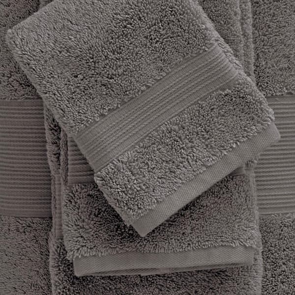 Designed in Denmark 550 GSM 2 Large Bath Towels 2 Large Hand Towels 2  Washcloths, Super Soft Egyptian Cotton 6 Towels Set for Bathroom, Kitchen &  Shower - Granite Grey & Mirage Grey
