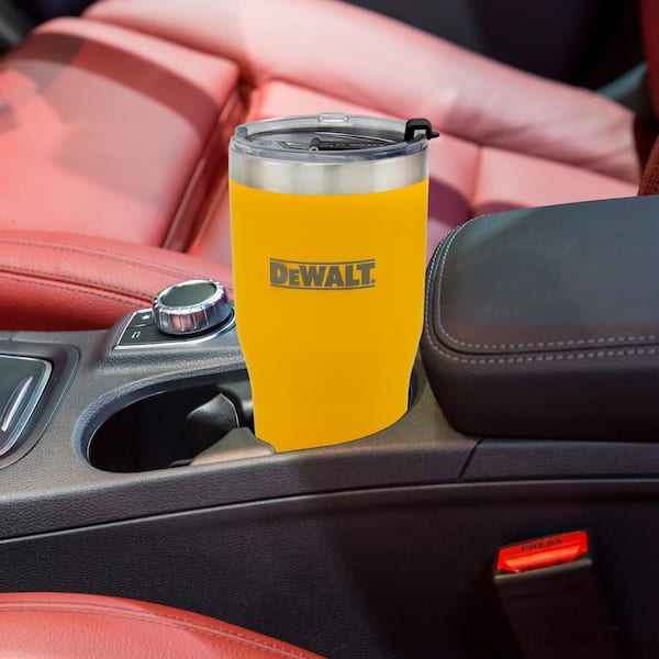 30 oz. Stainless Steel Yellow Powder-Coated Tumbler