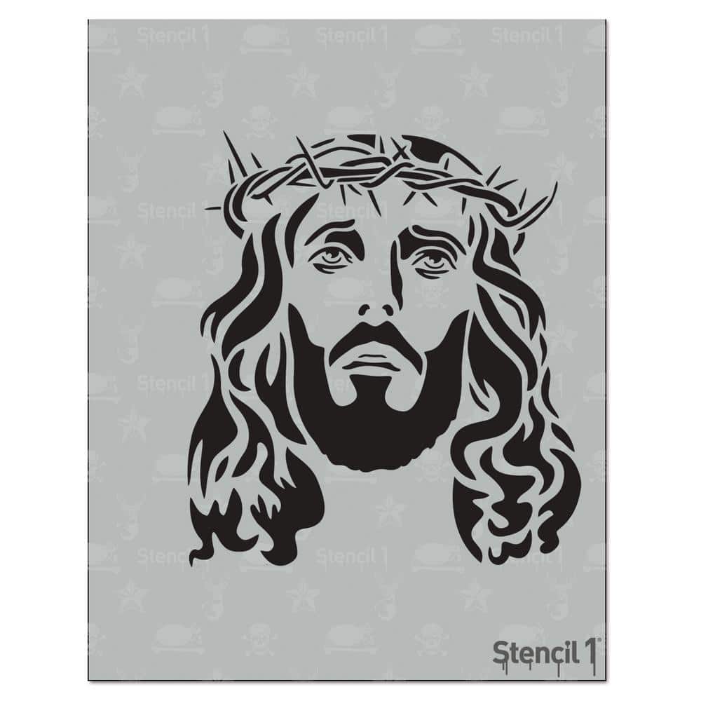 jesus christ stencil