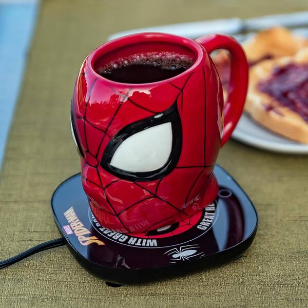 Marvel Amazing Spider-Man Face 20 oz. Red Ceramic Coffee Mug