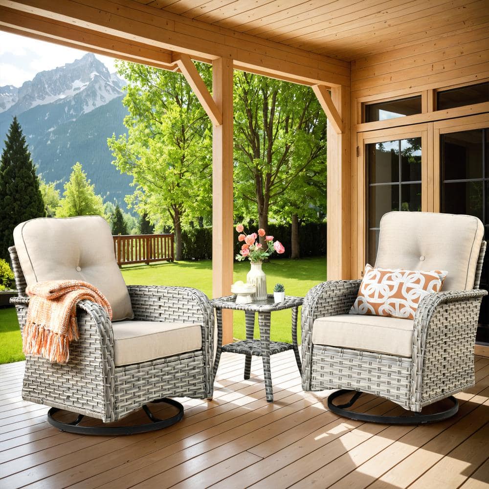 Outdoor fashion rocking chair set