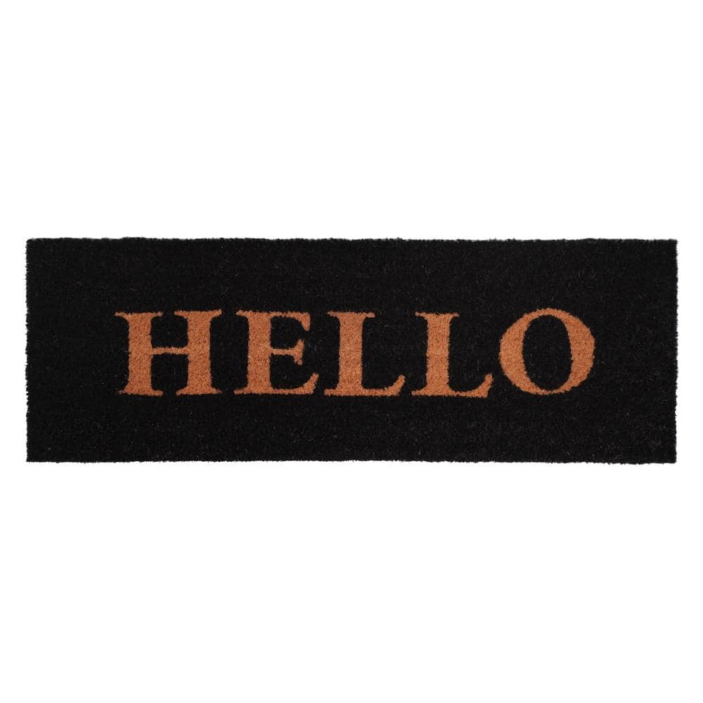 "Block Hello Doormat Black/Natural 12"" x 36""" price history on PriceWatchPro