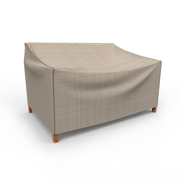 Budge StormBlock Mojave Small Black Ivory Loveseat Cover