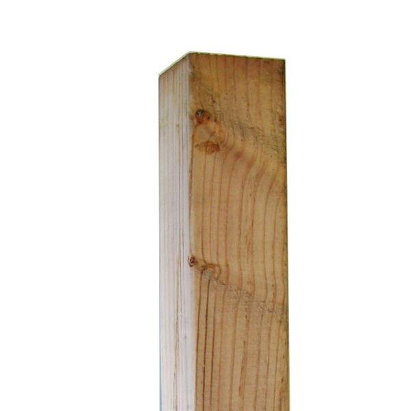4 In X 4 In X 12 Ft 2 Hi Bor Pressure Treated Timber 656701 The Home Depot