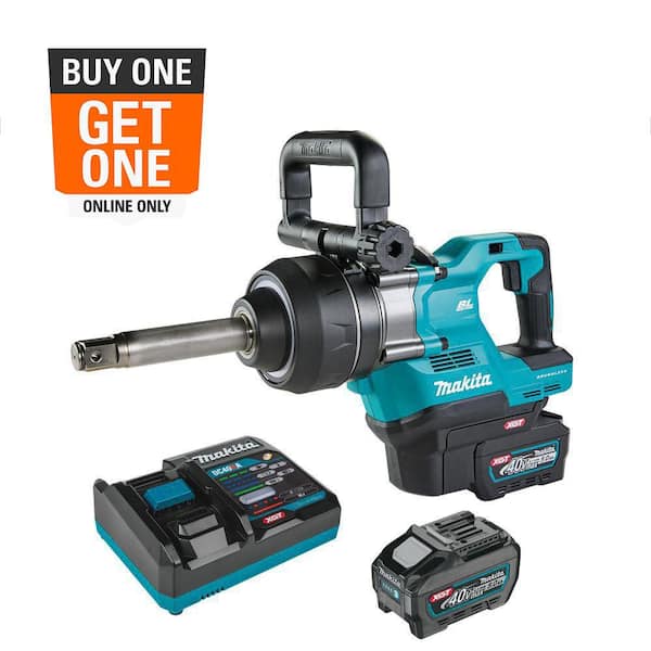 40V XGT Brushless Cordless 4-Sp. High-Torque 1 in. D-Handle Extended Anvil Impact Wrench kit w/ Friction Ring (5. 0Ah)