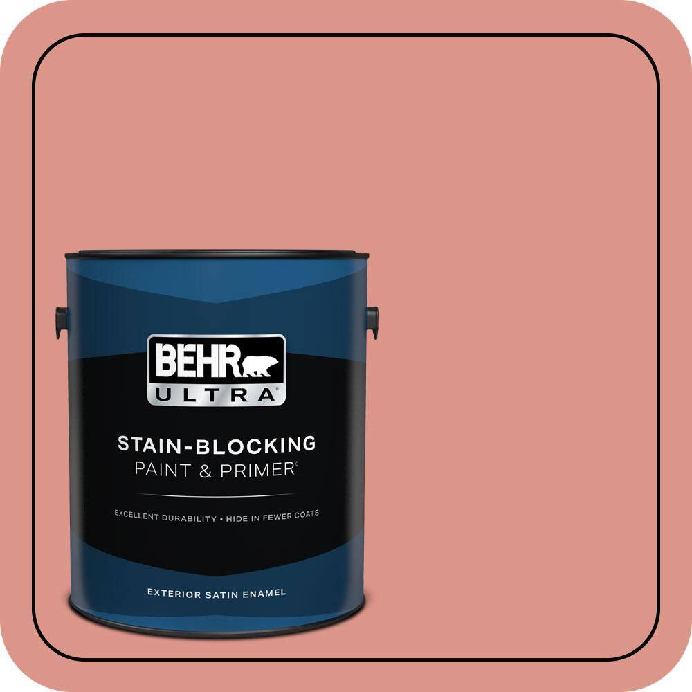 1 gal. #180D-4 Coral Serenade Satin Enamel Exterior Paint & Primer price history on PriceWatchPro