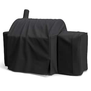 3737 Grill Cover for Char-Griller 2137 Outlaw and Barrel Charcoal Grill 30 in. Heavy-Duty Waterproof Smoker Cover