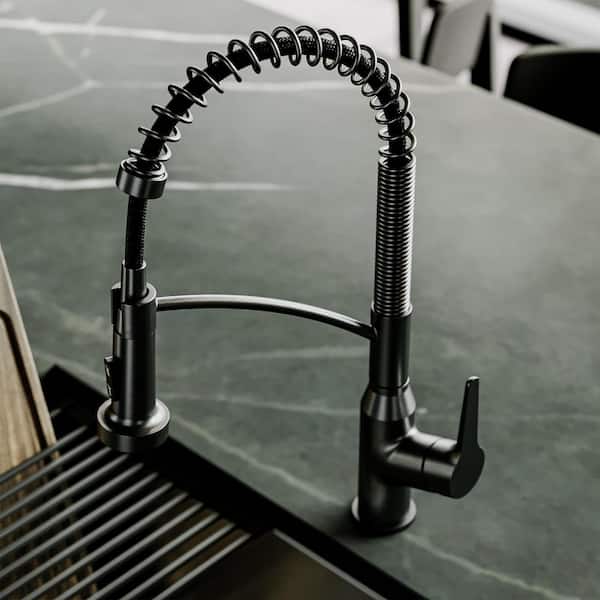 Karran Scottsdale Single Handle Pull Down Sprayer Kitchen Faucet