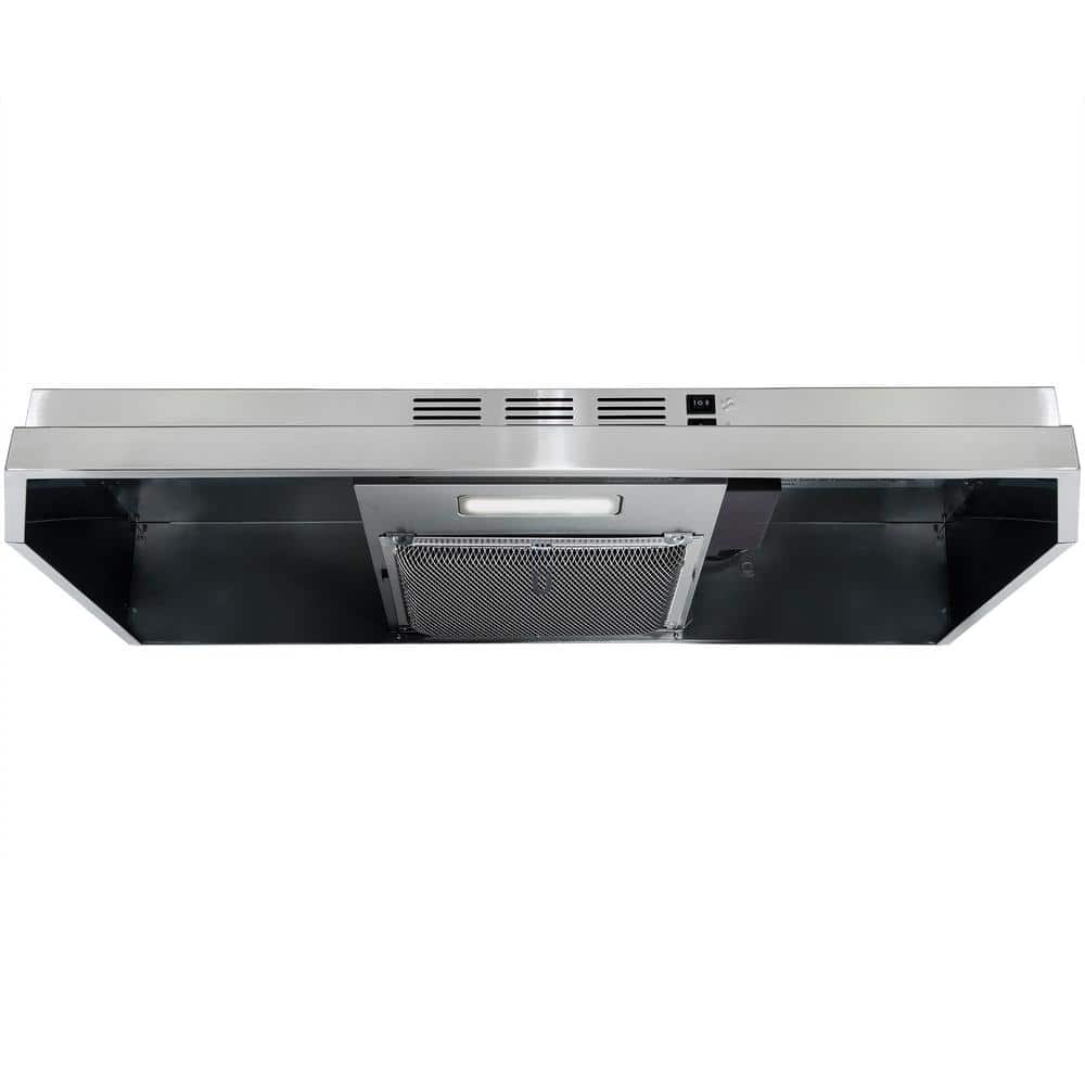 24-Inch Stainless Steel Convertible Under Cabinet Range Hood