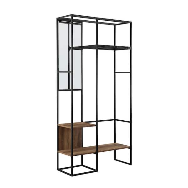 Halifax North America Industrial 70.75 High Hall Tree with Side Storage Shelves | Mathis Home