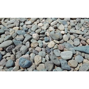 10 cu. ft. Creek Stone Assorted Decorative Stone - (1 Bag/10 cu. ft./Pallet)