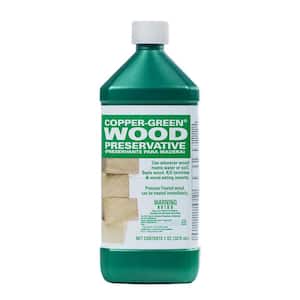 1 qt. Copper Green Exterior Wood Sealer