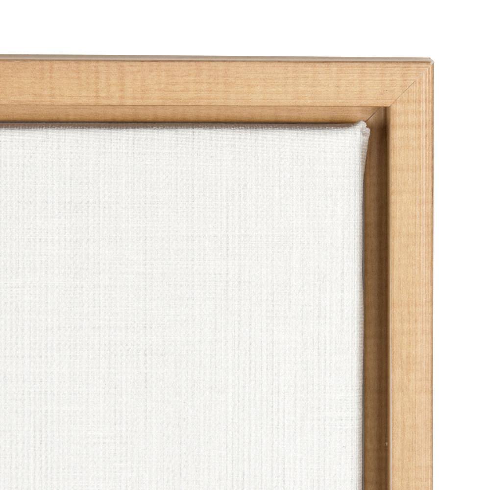 Natural Wood Framed Black and White Lion Canvas Print, 20" x 25"