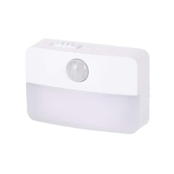 2.5 in. Battery Powered 3000K White Integrated LED Path Night Light, Motion Sensor, 6-Pack