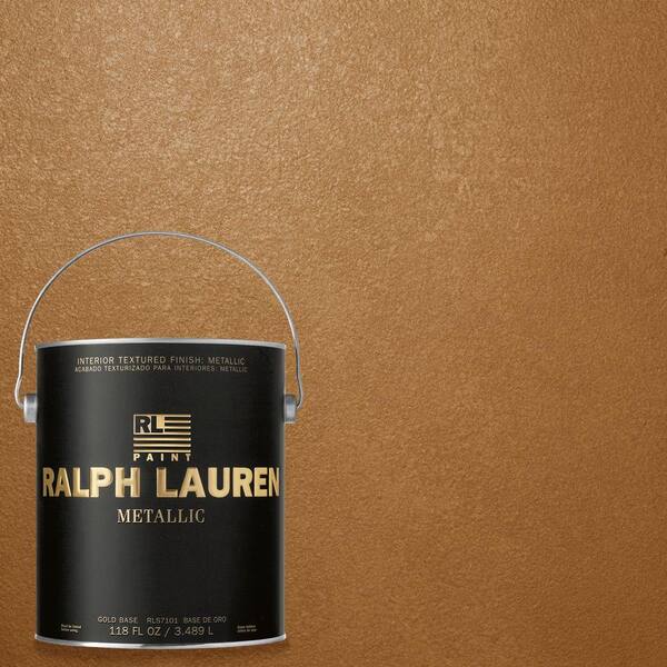 Ralph Lauren 1 gal. Burnished Copper Gold Metallic Specialty Finish Interior Paint