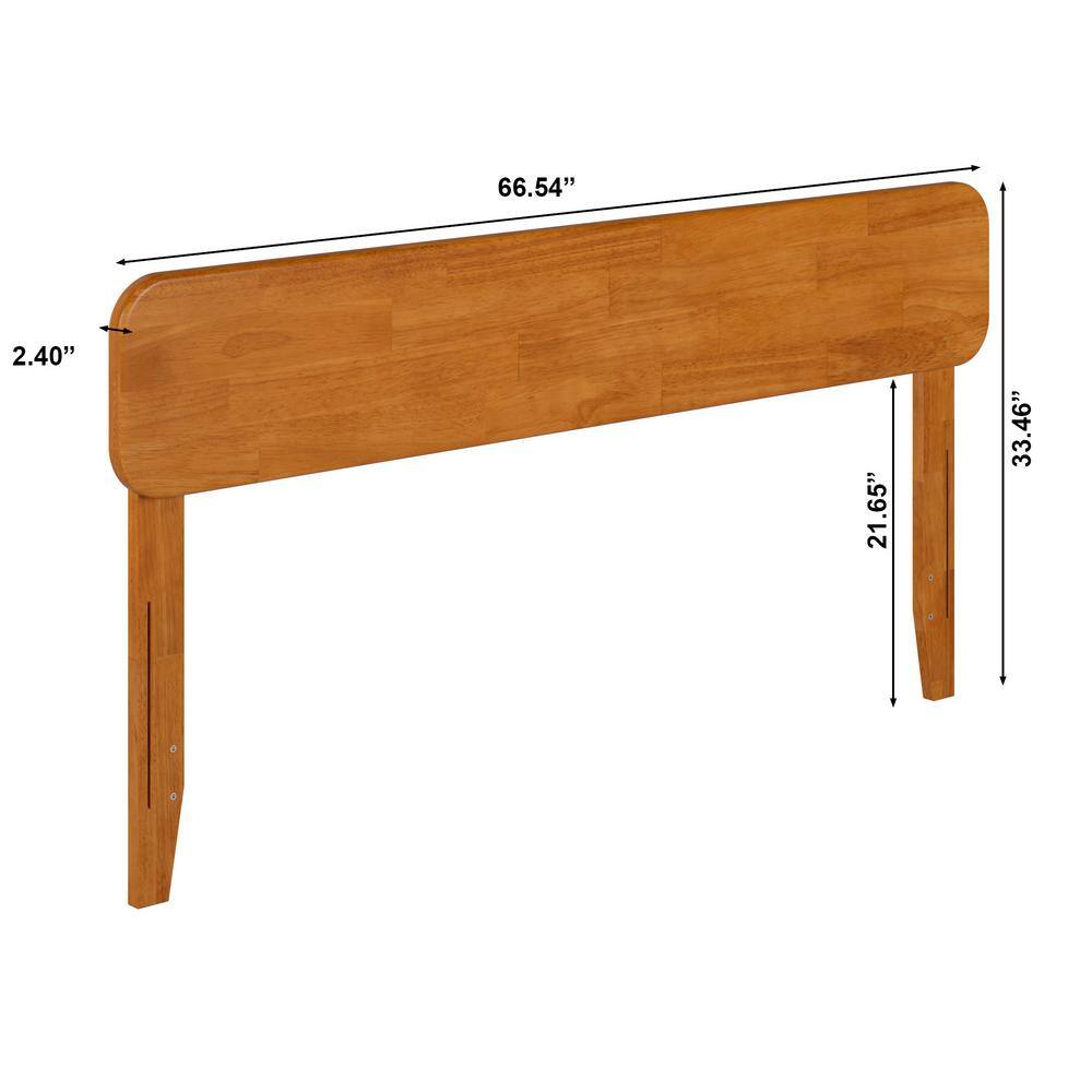 Florence Queen Light Toffee Solid Wood Adjustable Headboard
