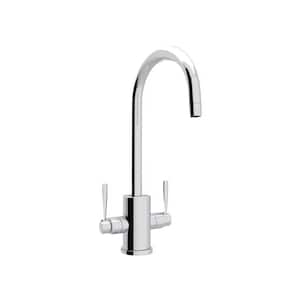 Holborn Double Handle Bar Faucet in Polished Chrome