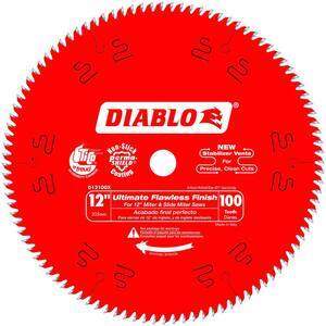 12 in. x 100-Tooth Ultimate Polished Finish Circular Saw Blade