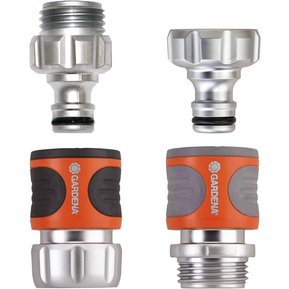 GARDENA Premium Metal Quick Connect Starter Set 39042M The Home Depot